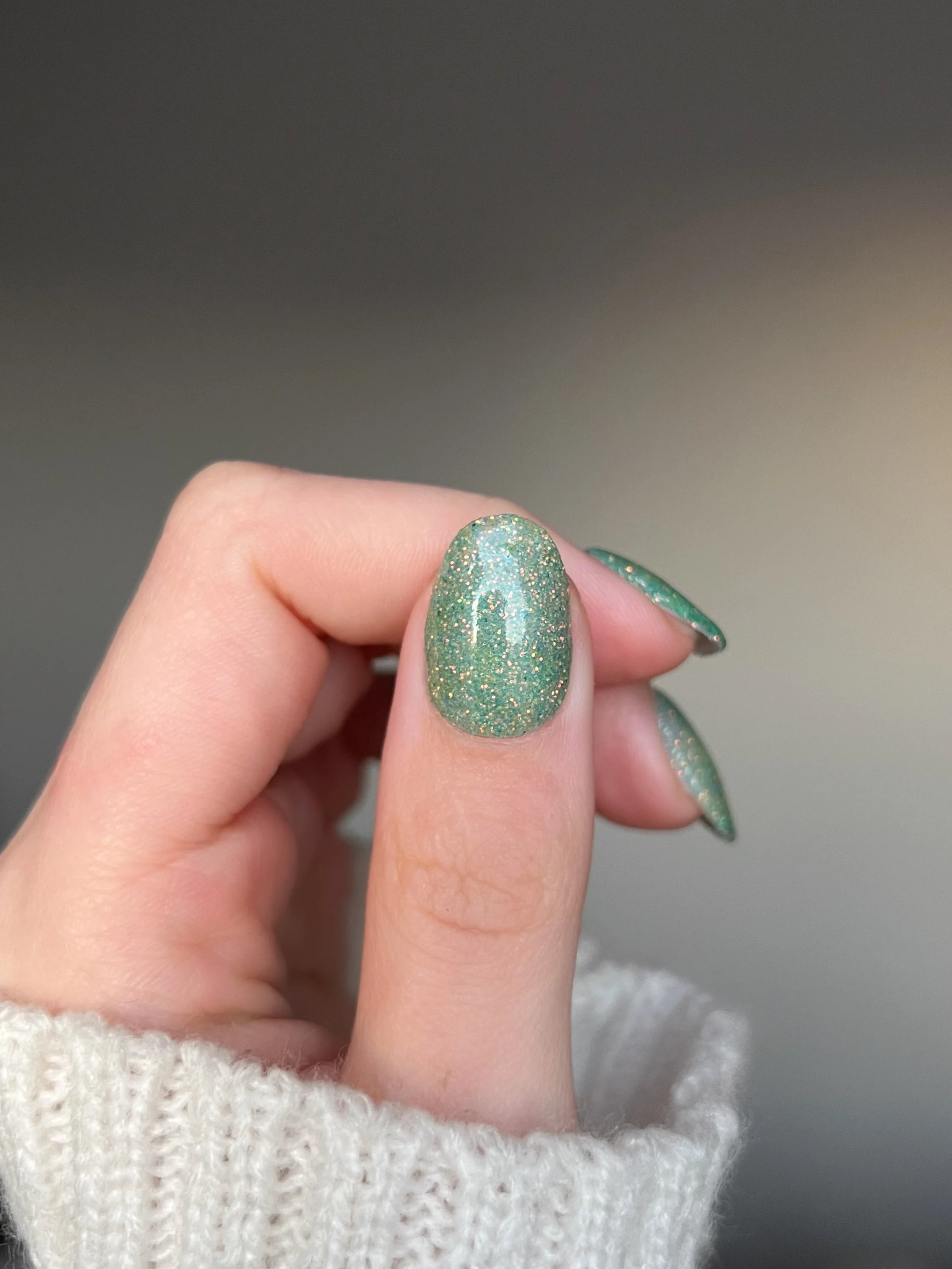 Golden Mint Sparkle Dipping Powder - Powder