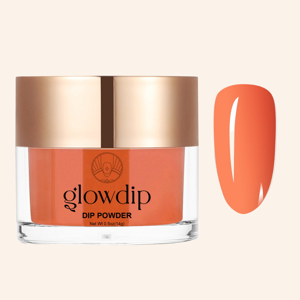 Neon Orange Dipping Powder