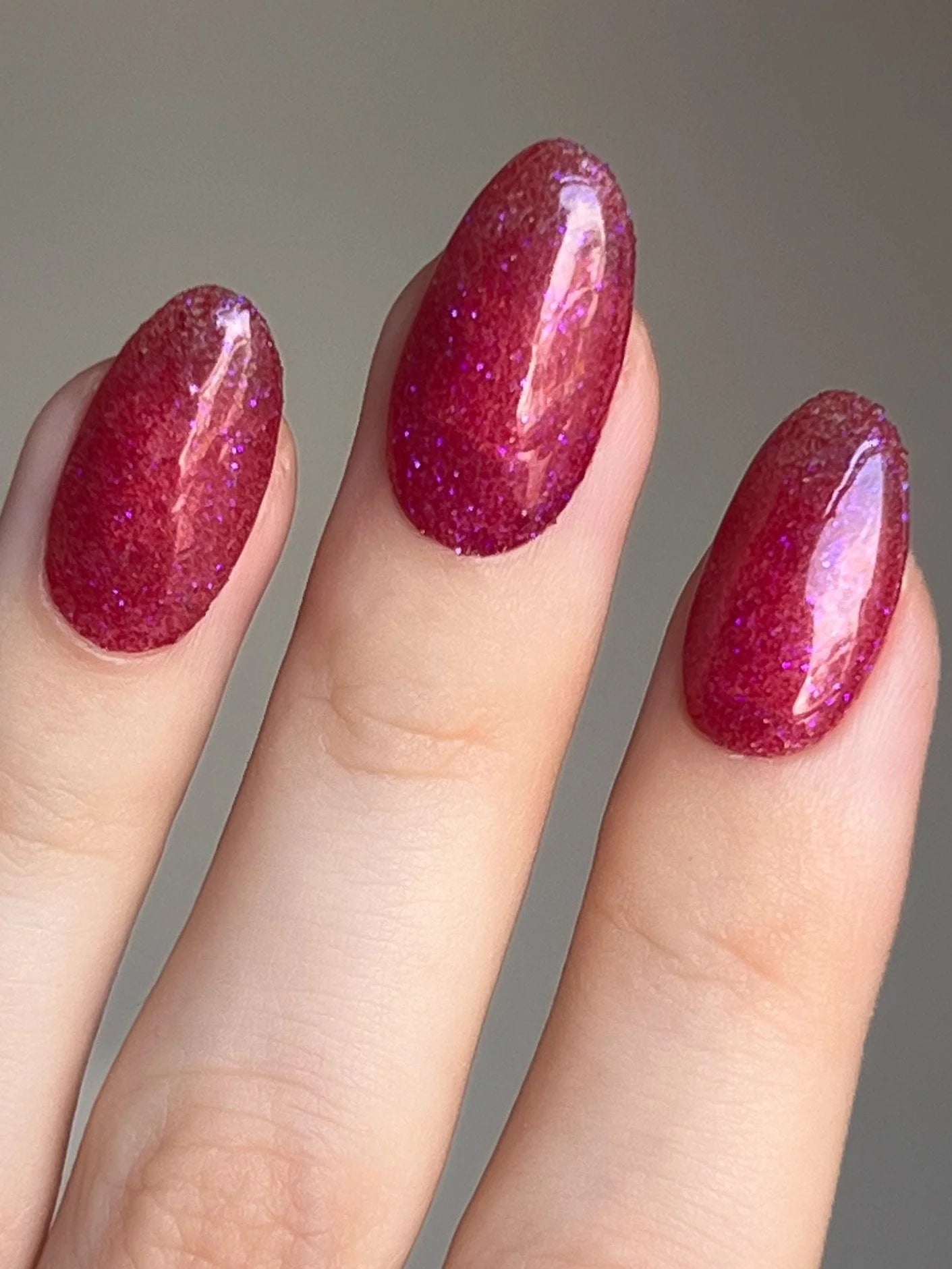 Candy Pink Glitter Dipping Powder - Powder