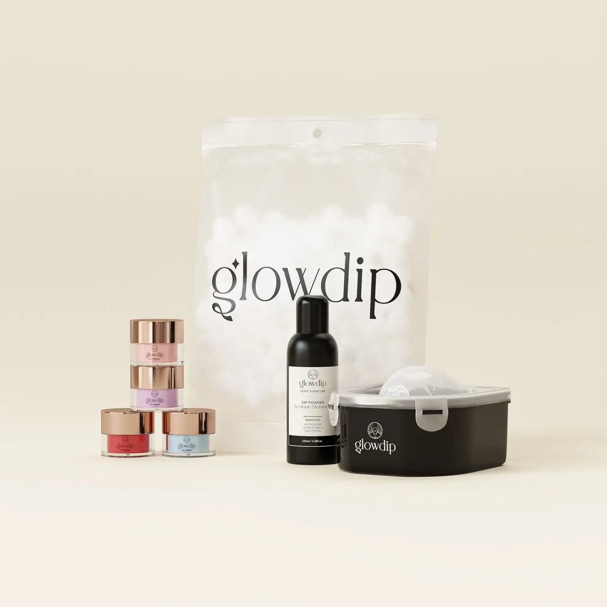 Welk Glowdip product gebruik je in welke stap?