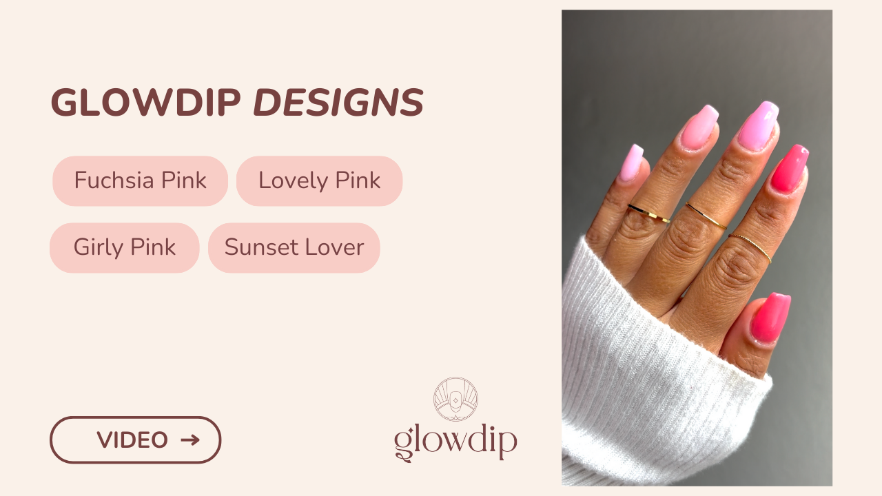 Fuchsia Pink + Lovely Pink + Girly Pink + Sunset Lover - Tinten van Roze