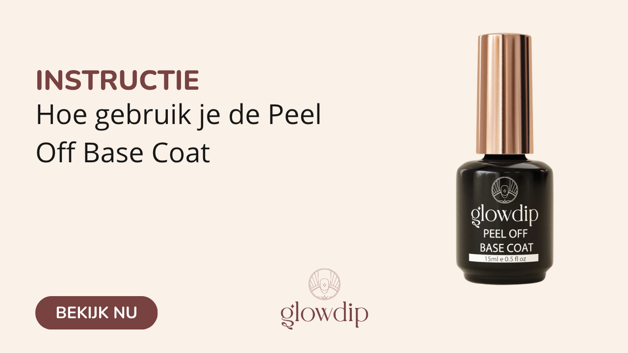 Hoe gebruik je de Peel Off Base Coat