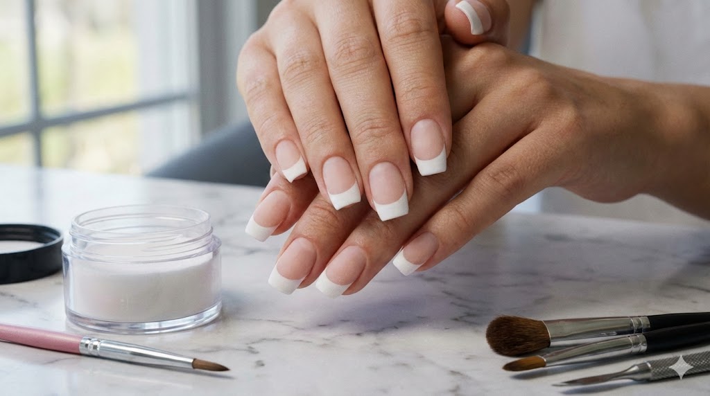 Hoe lang blijft een french manicure zitten?