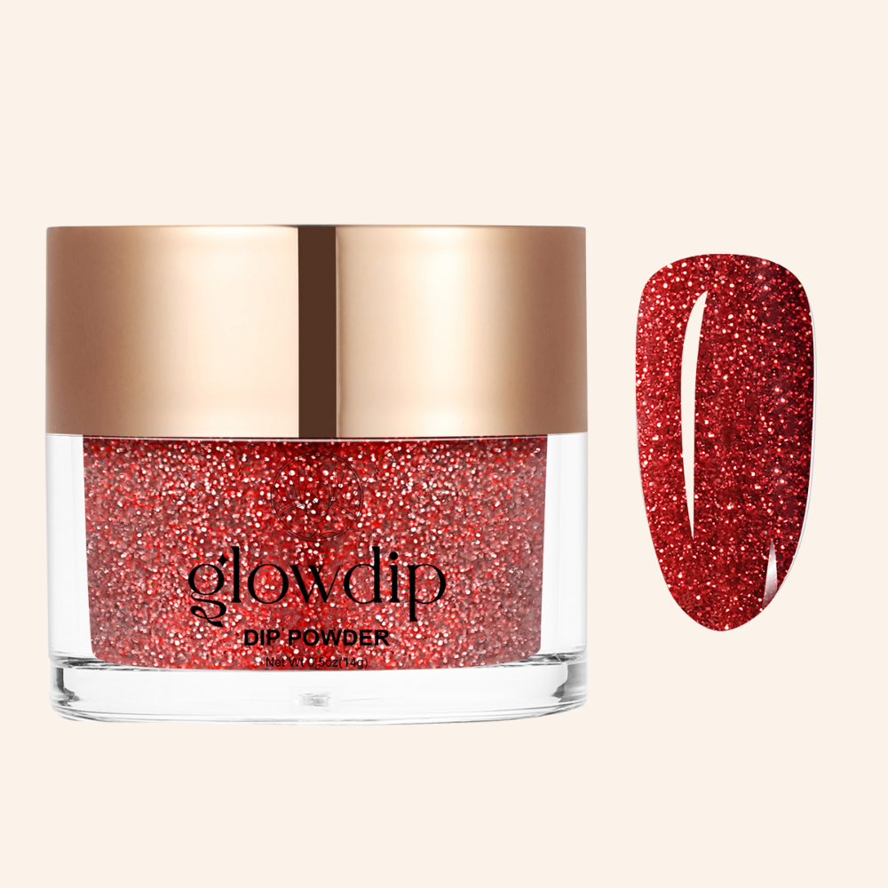 Ruby Glitter Dipping Powder