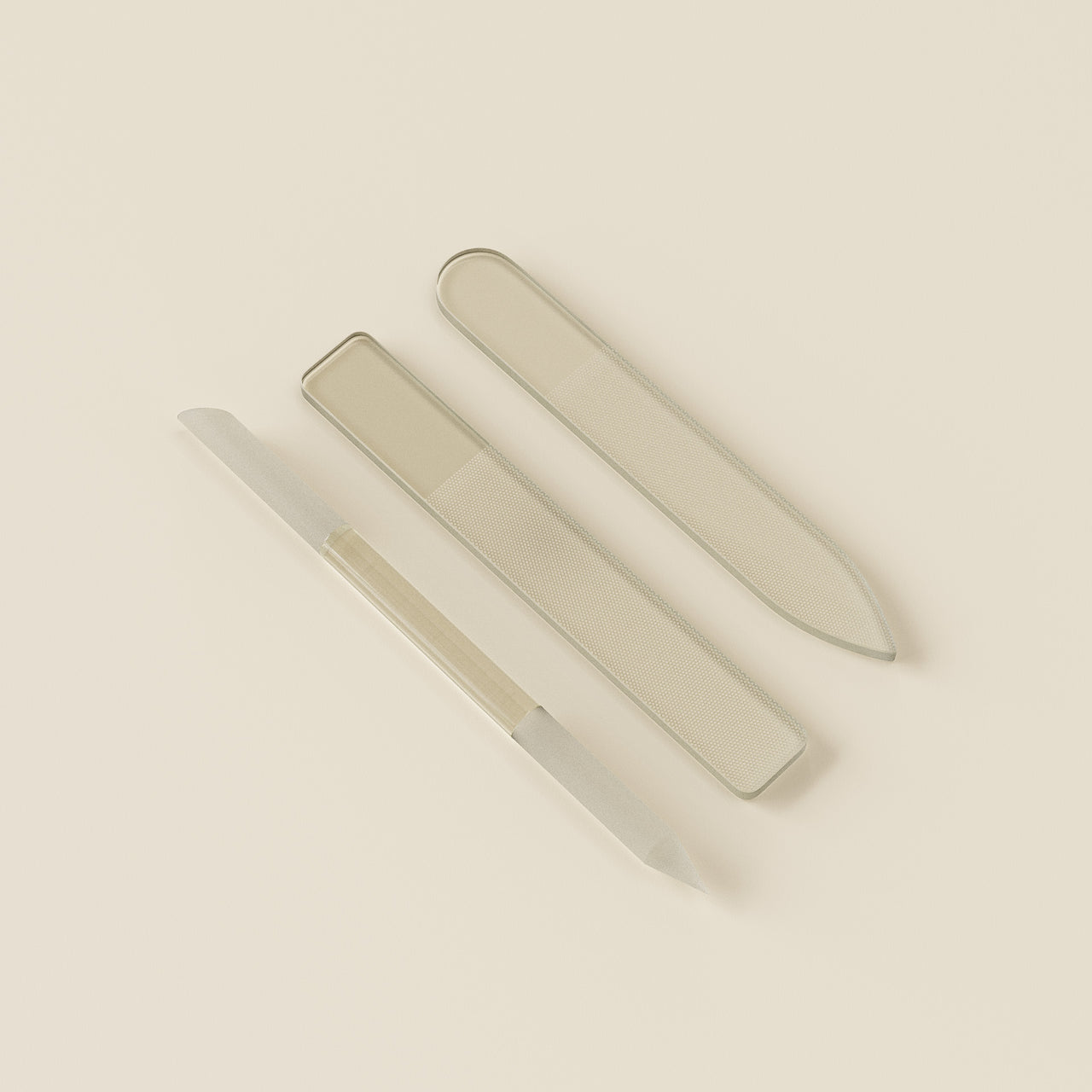 Glazen Vijlen Set