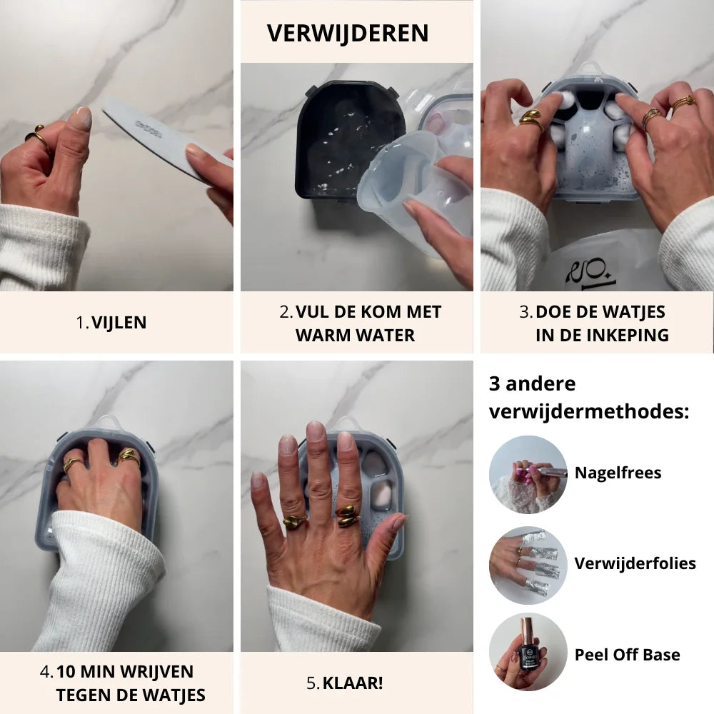 Glowdip Alles-in-één Manicure Set - Powder