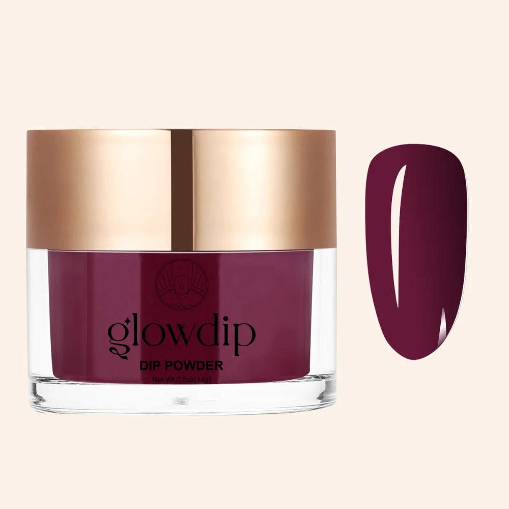 Dark Reddish Purple Dipping Powder - Powder